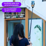 Selfie Stick Tripod Stand with Small Screen Casting Selfie Monitor with Remote Control Extendable Tripod for Smartphone Selfie